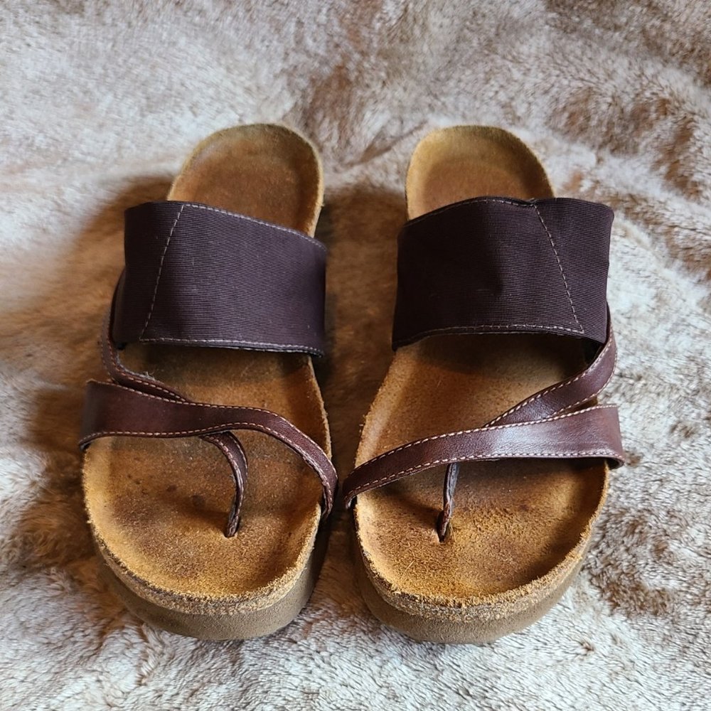 Naot Brown Slip-on Sandal